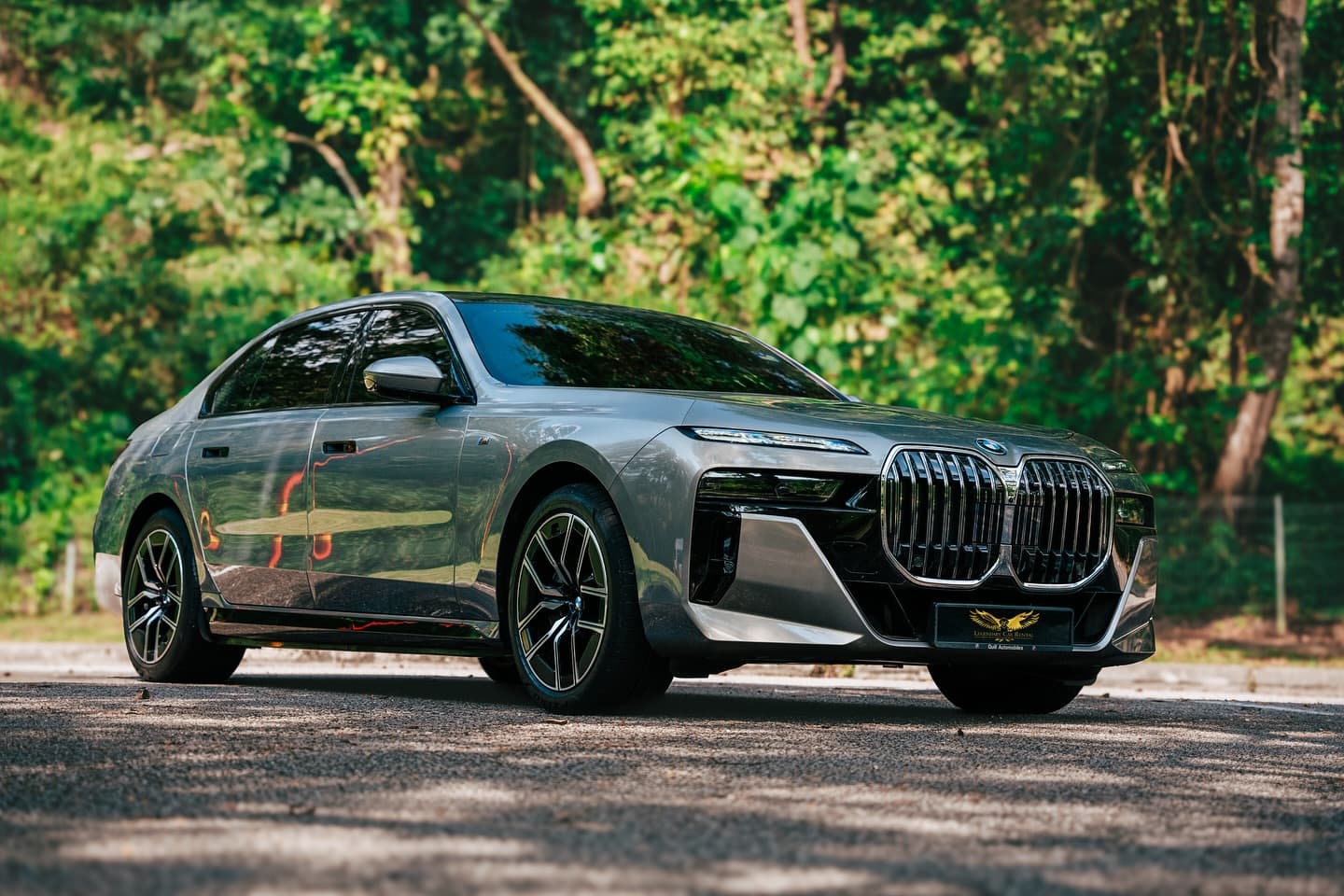 BMW i7 available for visitor self-drive hire in Malaysia, recommended for the Kuala Lumpur to Penang drive