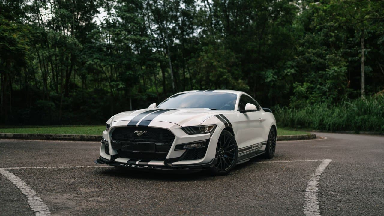 2022 Ford Mustang 2.3 EcoBoost available for visitor self-drive hire in Kuala Lumpur