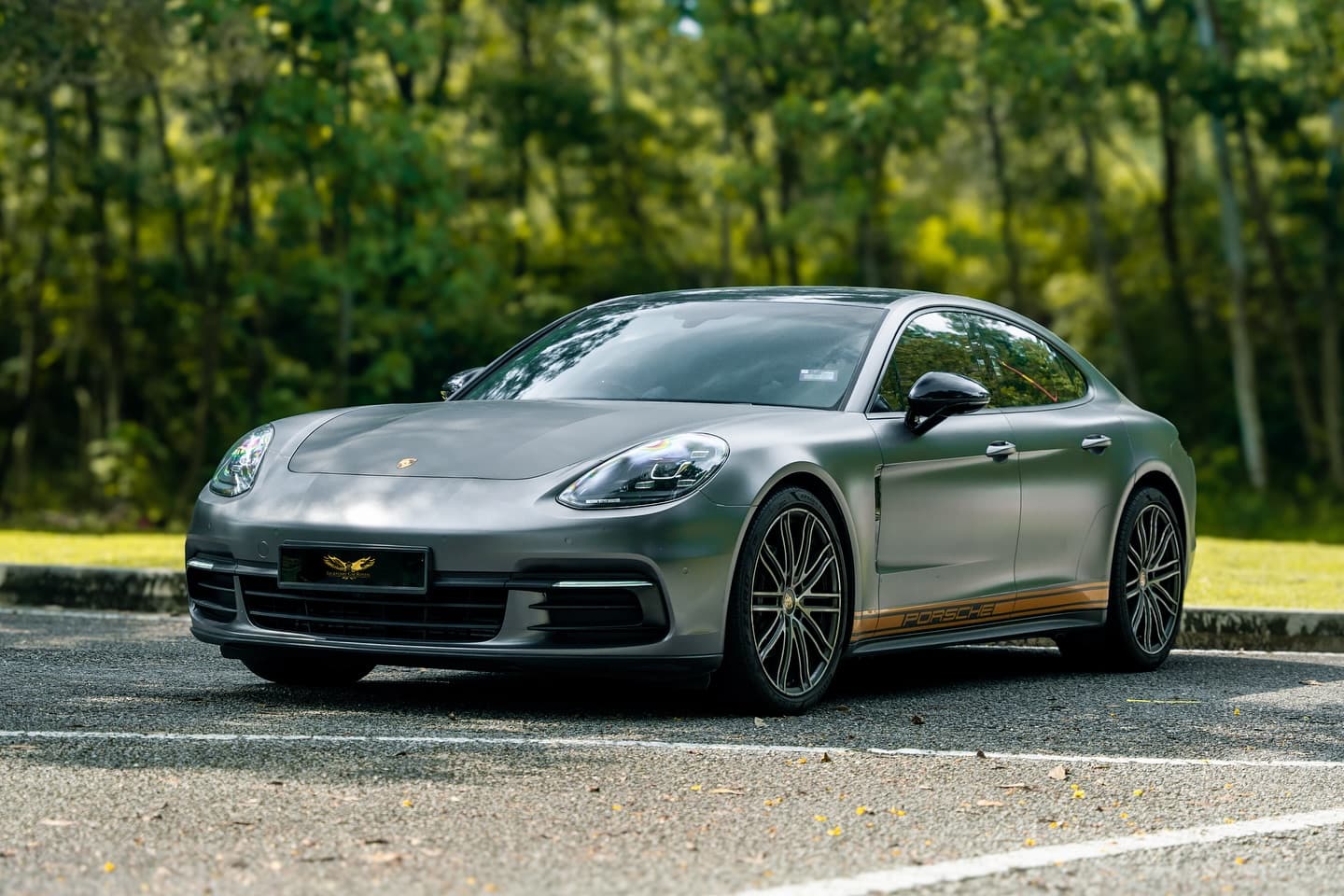 Porsche Panamera available for visitor self-drive hire in Kuala Lumpur, used for multi-day road trips
