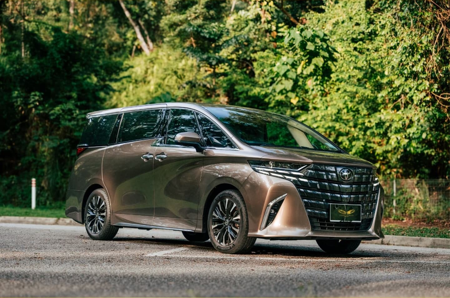 Toyota Alphard available for visitor self-drive hire in Kuala Lumpur, used for chauffeur touring