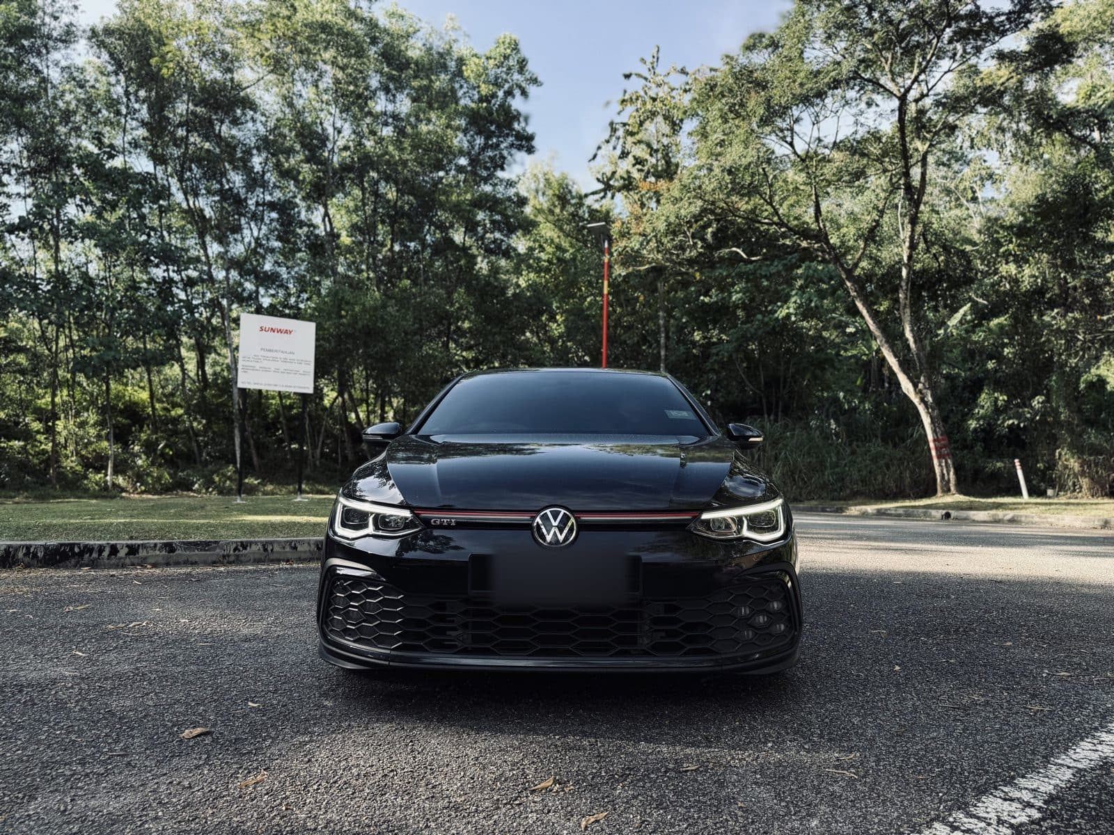 2023 Volkswagen Golf GTI available for visitor self-drive hire in Kuala Lumpur